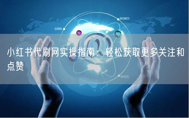 小红书代刷网实操指南：轻松获取更多关注和点赞