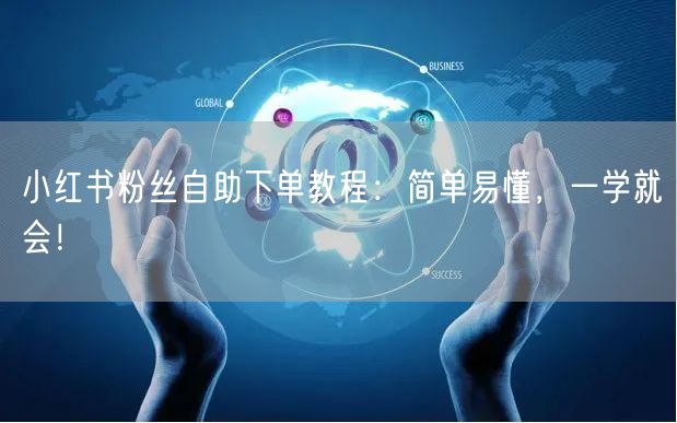 小红书粉丝自助下单教程：简单易懂，一学就会！