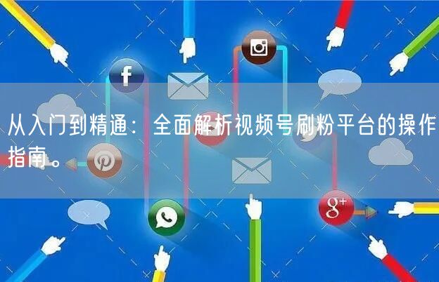 从入门到精通：全面解析视频号刷粉平台的操作指南。