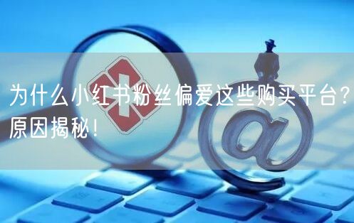 为什么小红书粉丝偏爱这些购买平台？原因揭秘！