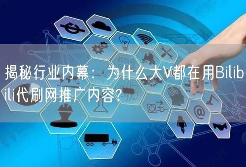 揭秘行业内幕：为什么大V都在用Bilibili代刷网推广内容?