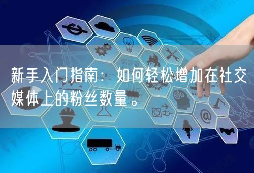新手入门指南：如何轻松增加在社交媒体上的粉丝数量。