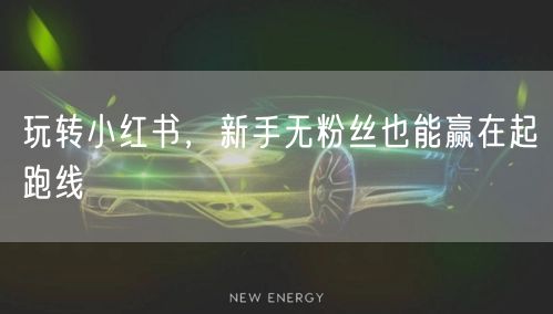 玩转小红书，新手无粉丝也能赢在起跑线