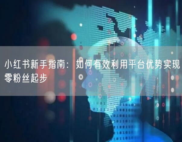 小红书新手指南：如何有效利用平台优势实现零粉丝起步