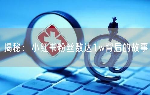 揭秘:小红书粉丝数达1w背后的故事