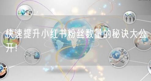 快速提升小红书粉丝数量的秘诀大公开！