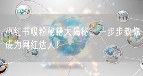 小红书吸粉秘籍大揭秘：一步步教你成为网红达人！