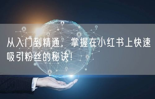 从入门到精通，掌握在小红书上快速吸引粉丝的秘诀！