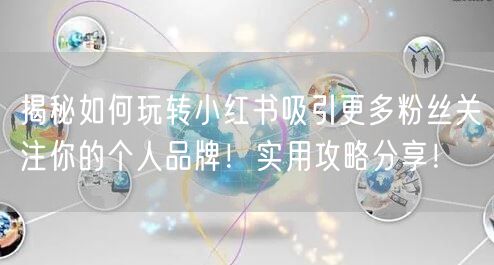 揭秘如何玩转小红书吸引更多粉丝关注你的个人品牌！实用攻略分享！