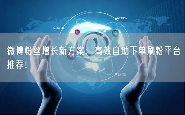 微博粉丝增长新方案：高效自助下单刷粉平台推荐！