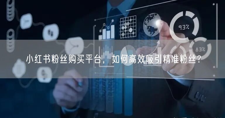 小红书粉丝购买平台，如何高效吸引精准粉丝？
