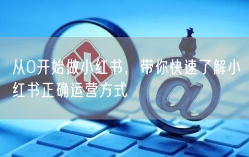 从0开始做小红书，带你快速了解小红书正确运营方式