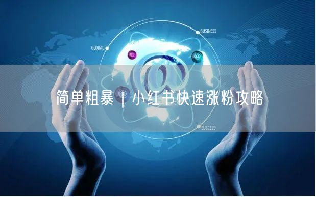 简单粗暴｜小红书快速涨粉攻略