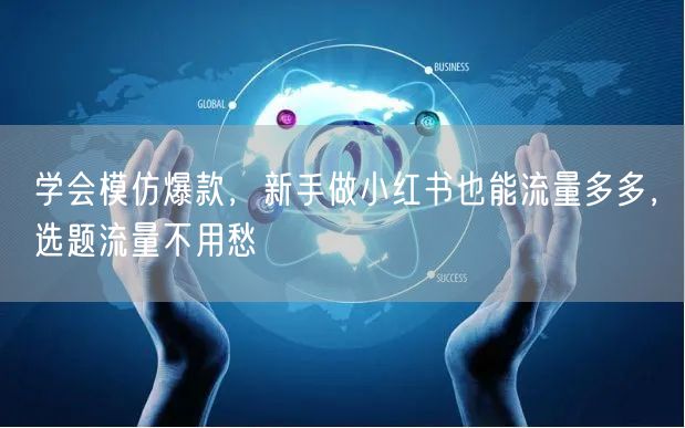 学会模仿爆款，新手做小红书也能流量多多，选题流量不用愁