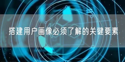 搭建用户画像必须了解的关键要素